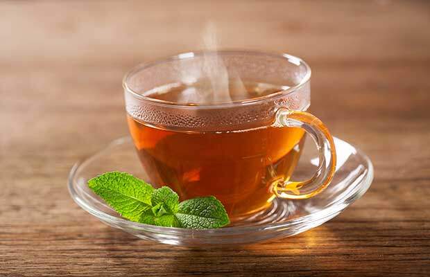 tazza di tè verde